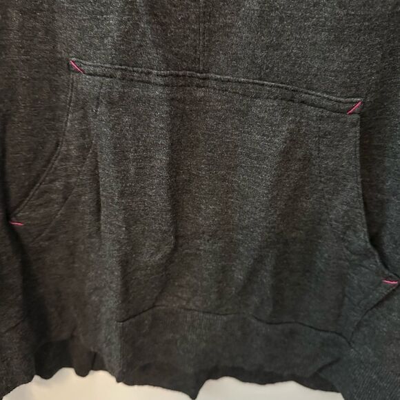 MPG Women's Charcoal Gray Top with pockets Large - Picture 2 of 7